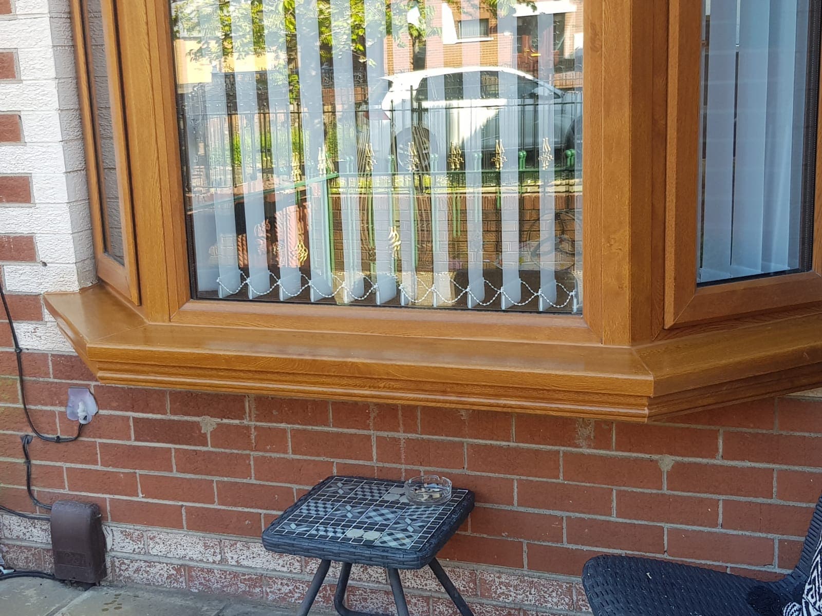 PVC Sills supplied and fitted by Glen Canopies