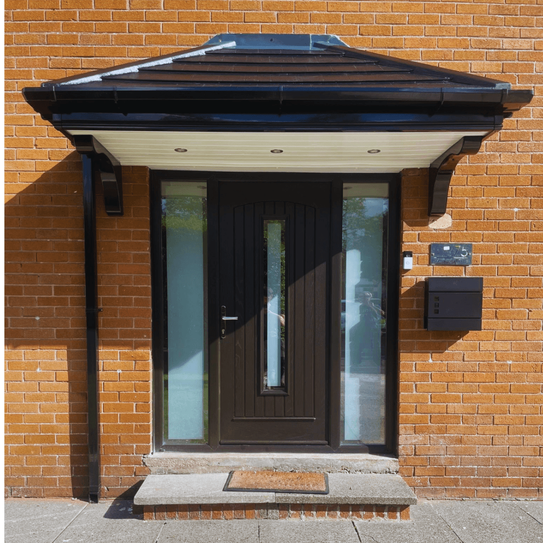 Small Lean-To Canopies supplied and fitted by Glen Canopies